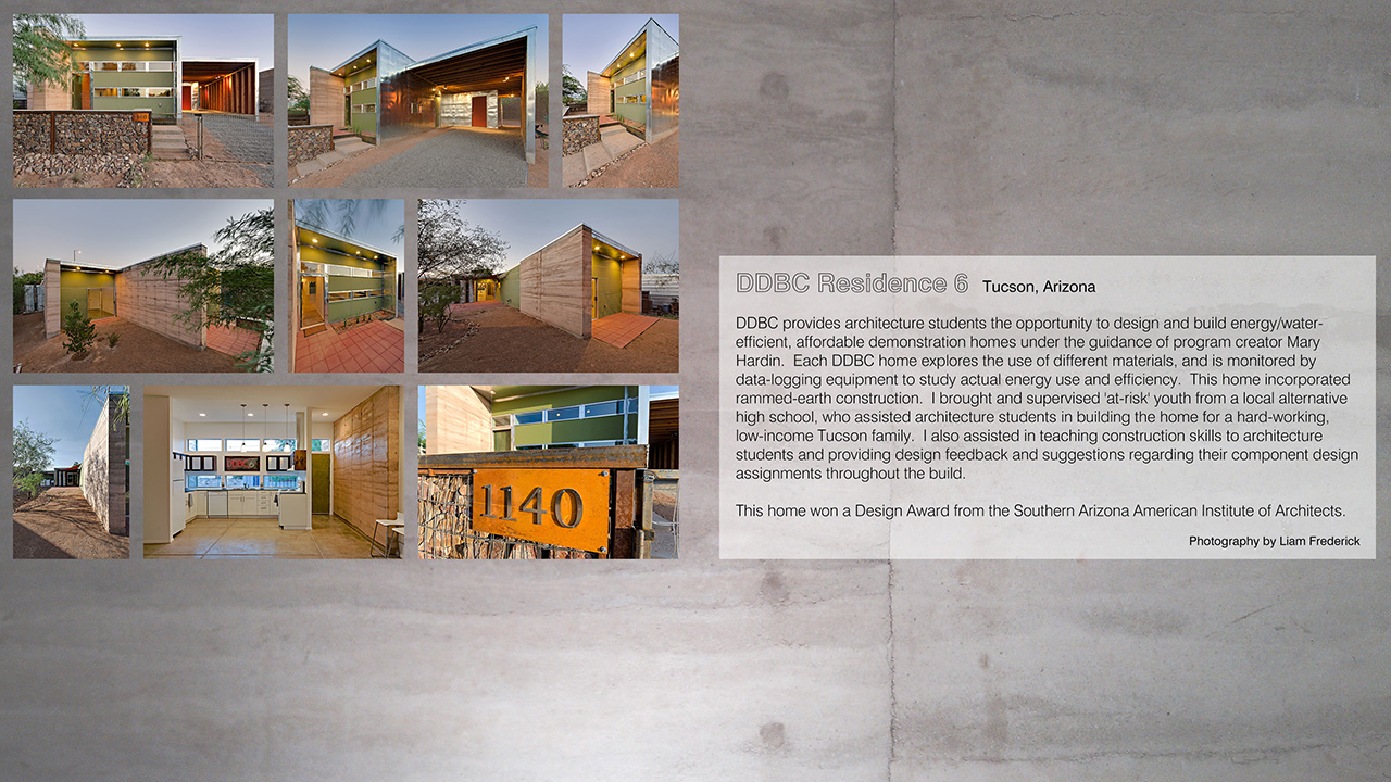 DDBC6 Rammed-earth House images